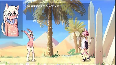 Max The Elf [Pornplay anime game] Ep.2 elf turn into a girl and plowed by both holes with horny succubus