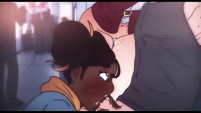 plowing firm on the train