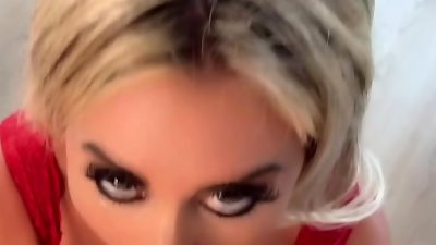 highly mischievous platinum-blonde wants to blow her partner's thick COCK, and asks him to nail her rear end style