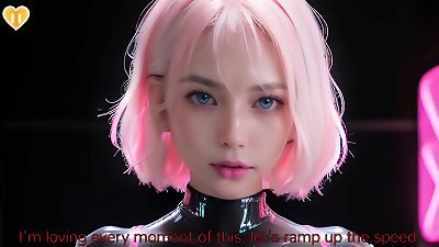 You Pick Up A red-hot Cyberpunk Waitress In A Night Club In Tokyo pov - Uncensored Hyper-Realistic manga porn Joi, With Auto Sounds, AI [PROMO VIDEO]