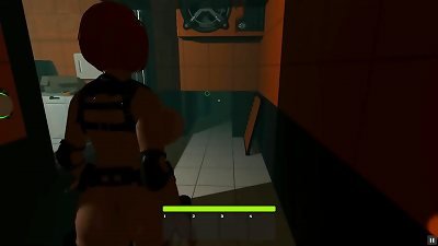 Haydee II [PornPlay manga game] Ep.1 naked redhead android dame roaming in the labyrinth