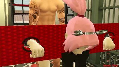 Sakura's Wedding Part 3 Naruto anime slave wife Transformed into biotch Ful bondage husband Prisoner and sobbing manga porn