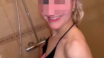 my horny nephew ambles into the shower pulverizes my ass and cums in my mouth