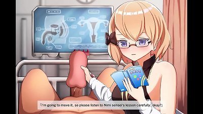 Naive secretary tries to please her boss's hefty cock