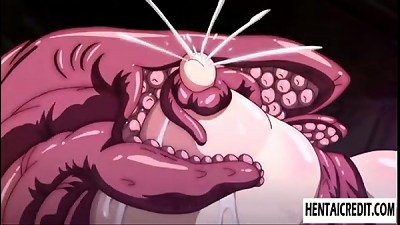 anime porn women with bigboobs getting tentacled.