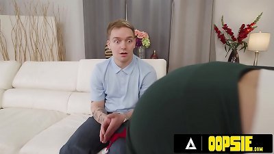 OOPSIE - Nurse GoGo FukMe Caught hump addict grandmother Cyndi Sinclair deep throating Another Patient's sausage