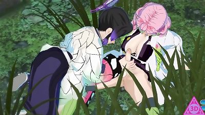 Shinobu Mitsuri kimetsu no yaiba futanari manga flicks have hump fellatio hand job naughty and cum shot gameplay porn uncensored... Thereal3dstories.. 1/2