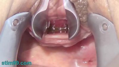 wank Peehole with Toothbrush and Chain into Urethra