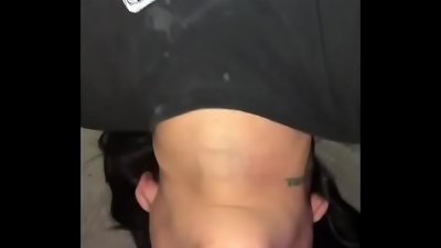 Ever got your manmeat throated from a slut dangling upside down?