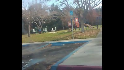 CAUGHT blowjob while driving