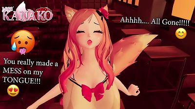 CATGIRL taunts you with her gorgeous BODY, before sucking your rod dry of all its CUM!!!!!
