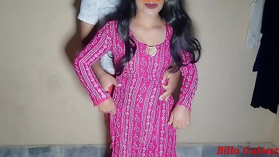 Step brother helps warm step sis have rough romp and spurting orgasm