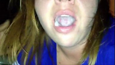 wifey sucks pal And guzzles