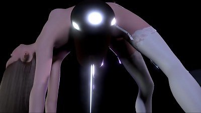 3d animation manga porn VR Game Virt a Mate: Elf teenage woman rigid Crucified, beaver boned by Machine