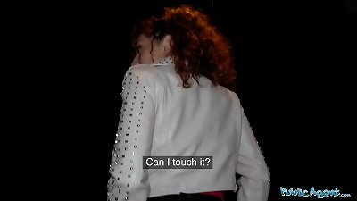 Public Agent nice mexican paws jism over her fleshy bum after bonnet pound