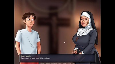 Summertime Saga ep 121 - All that was missing was a wild Nun in this game