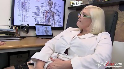 AgedLovE busty brit Matures rock hard gang fuckfest