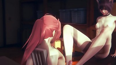 Uncensored anime porn - Kana the cat Hardsex - asian asian manga hentai Game porno