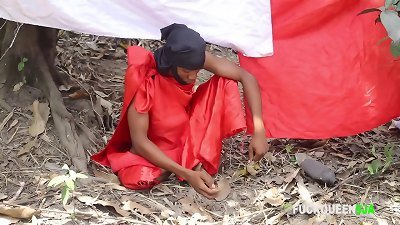pounding foursome at the local shrine