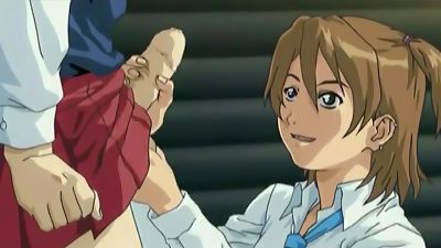 teacher fucks 2 futanari schoolgirls | Uncensored manga