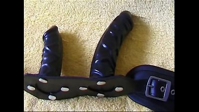 The bigboobed Sperm-Traudl must for educate as a 3-hole prostitute in front of the plowing machine