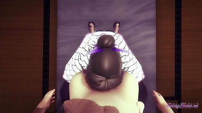 Kimetsu no Yaiba manga porn - pov Shinobu porn - chinese anime anime porno