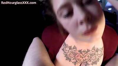 plumper inexperienced Sarah sucks a mean salami