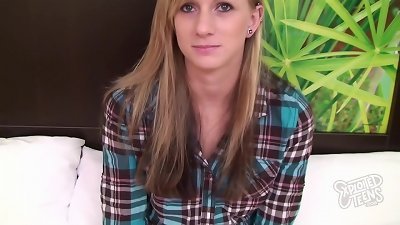 Brand fresh light-haired legal yr elderly Gets Creampied