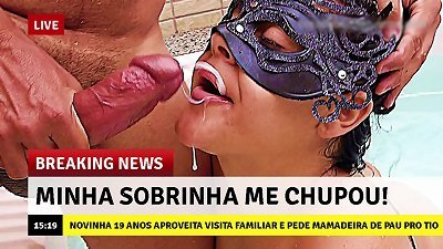 My nineteen yr elder niece went home when everyone left, she suggested and wanted to suck MY DICK! I left...