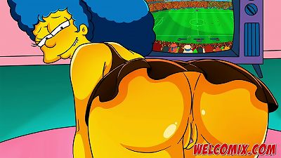 hottest Simptoons hookup moments Part 5! Simpsons romp scenes!