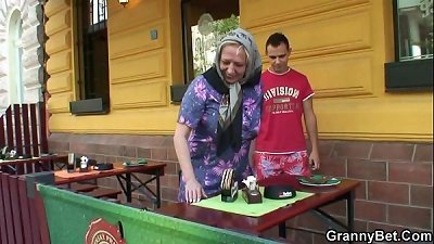 massive tits grandmother fucked hard