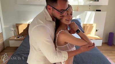 tiny blond with virginal face gets fucked hard for 1 full hour