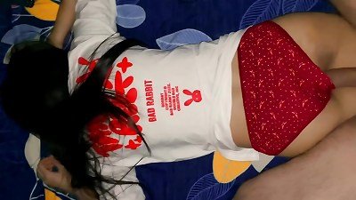 Indian step sister's gash screwed firm