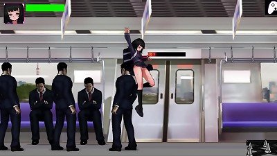 Undercover lady | Spy lady penetrates hard with classy studs with strong jizz-shotgun to get creampies | manga porn Game Gameplay