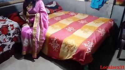 Desi Indian pink Saree barely And Deep Fuck(Official movie By Localsex31)