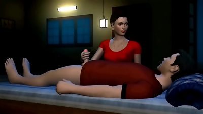 scorching killer stepmom share bed with stepson romantic fuck-a-thon