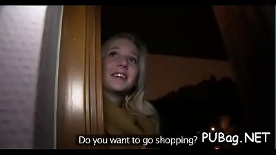 dude is sticking his meatpipe roughly into stunners cunt from behind