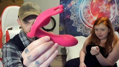 Animour thong dildo Unboxing and onanism with Sophia Sinclair and Jasper Spice