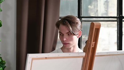 whorish brunette Sara Diamante seduces Artist Into plowing Her booty GP2824