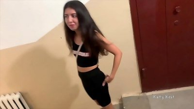 lovely pornography actress Katty West agreed to have sex with a stranger for money