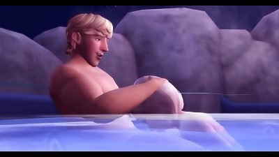 Frozen Betrayal two - Elsa And Kristoff Public hookup In The kinky - 3d hentai
