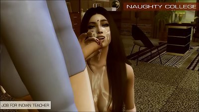 Sims 4. insatiable College. Part three - Job for Indian tutor (Penthouse parody)