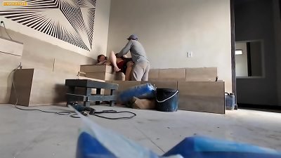 THE CONSTRUCTION MASON DIDN'T EVEN TAKE OFF HIS UNIFORM TO smash HIS BOSSES