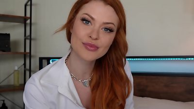 gorgeous ginger-haired college Co-Ed Elly Clutch seduces Her schoolteacher