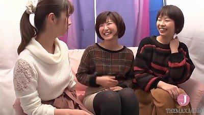 Haruna's amateur sapphic Pickup 120 greatest friends toying with each other for the first time! mighty kissing! Cunnilingus! cooter on pussy, etc... Embarrassing, but truly cumming! - Intro