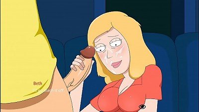 Rick And Morty - A Way Back Home Beth scenes - Developed by Ferdafs