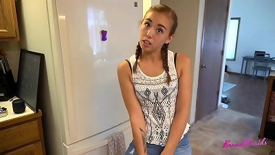 nasty StepDaughter Bribes StepDaddy For romp Lesson: Brandibraids
