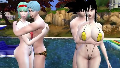 Bulma mummy and wife Epi 3 handsome wifey Addicted to hookup likes to be plumbed by her youthful son and mate with the bigger man meat than her husband cheating loves to be nailed firm in the booty NTR