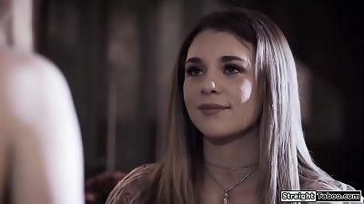 milf and hubby share buxomy childminder