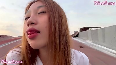 japanese tramp molten assistant PUBLIC OUTDOOR